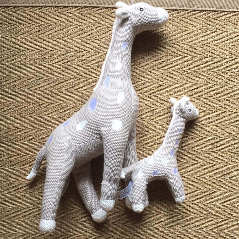 Peacock Alley 2 giraffe nursery stuffed animals